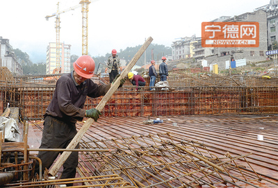 屏南县中心片区(棚户区)改造工程有序施工